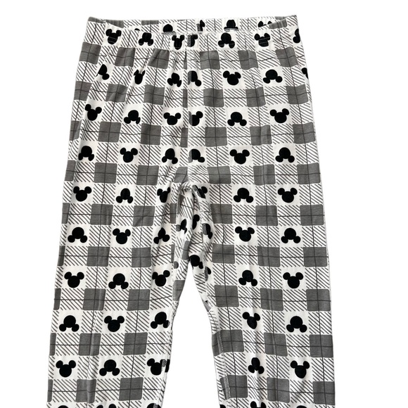 HANNA ANDERSSON Disney Mickey Mouse Plaid Adult Long John Pajamas bottom - Picture 2 of 4
